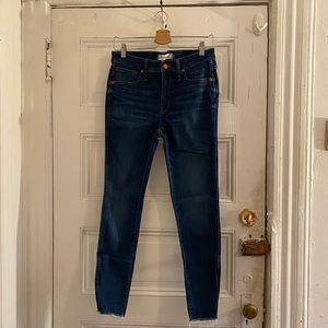 Madewell 9” rise jeans, size 29.